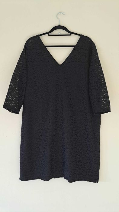 Elegancka sukienka z koronki H&M rozm 50/52