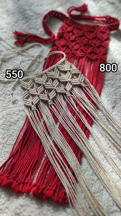 Припинда, запаска, пояс, ремінь в техніці макраме