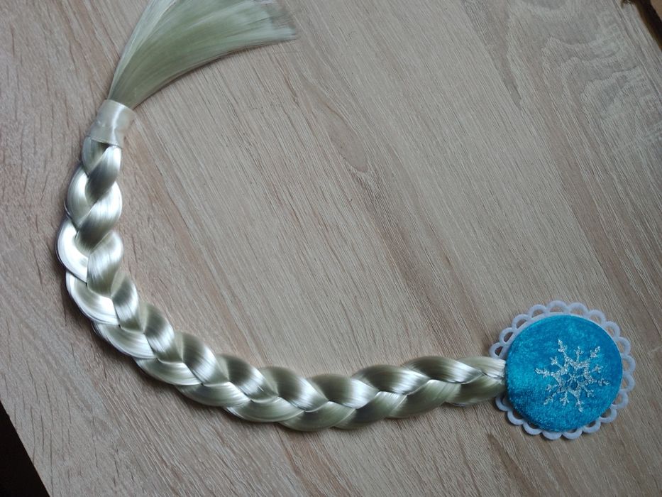 Warkocz Disney Frozen kraina lodu Elsa