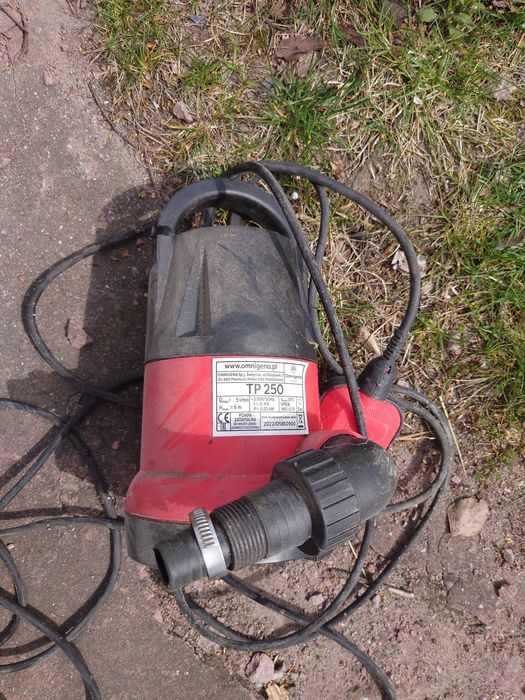 OMNIGENA TP 350 POMPA ZATAPIALNA 230V 350W + wąż płaski 27 metrów