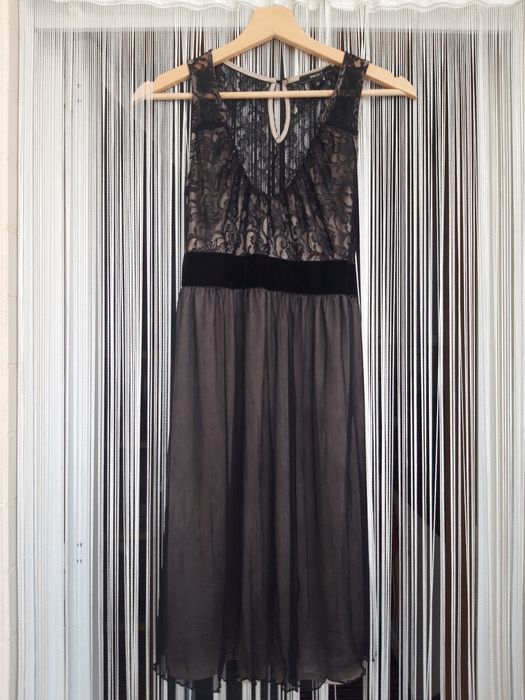 Lindíssimo vestido preto da H&M rendado (XS)