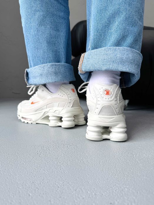 Кросівки Nike Shox Ride 2 Light Bone/Orange premium