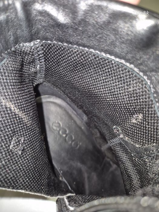 Жіночі шкіряні ботільйони Ecco 36р (на 37)
