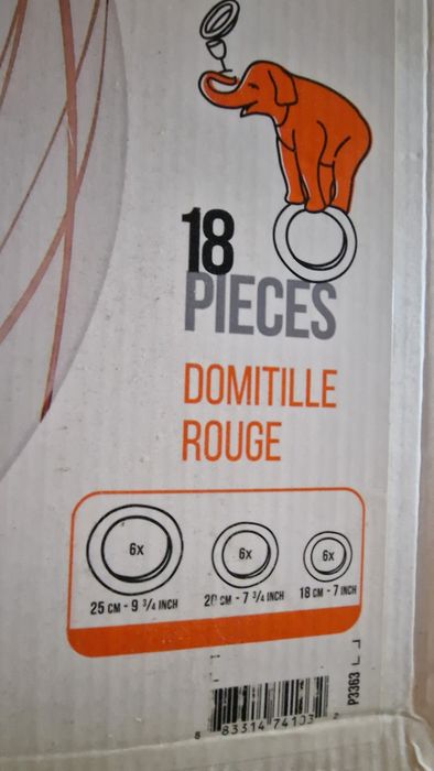 Conjunto pratos 18 peças