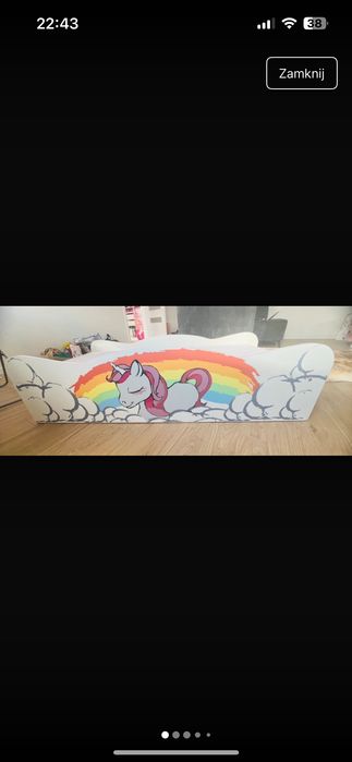 Łóżko dziecięce dla dziewczynki