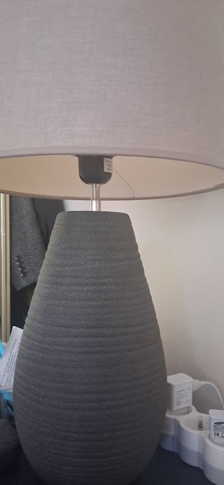 Abajur base ceramica novo