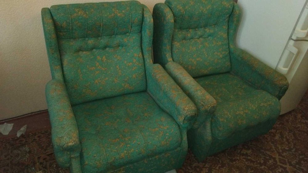 Диван и 2 кресла (кресло 2шт.) + шкафы (шкаф 2шт.) в подарок