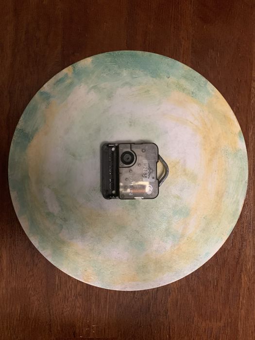 Zegar decopague hand made styl prowansalski