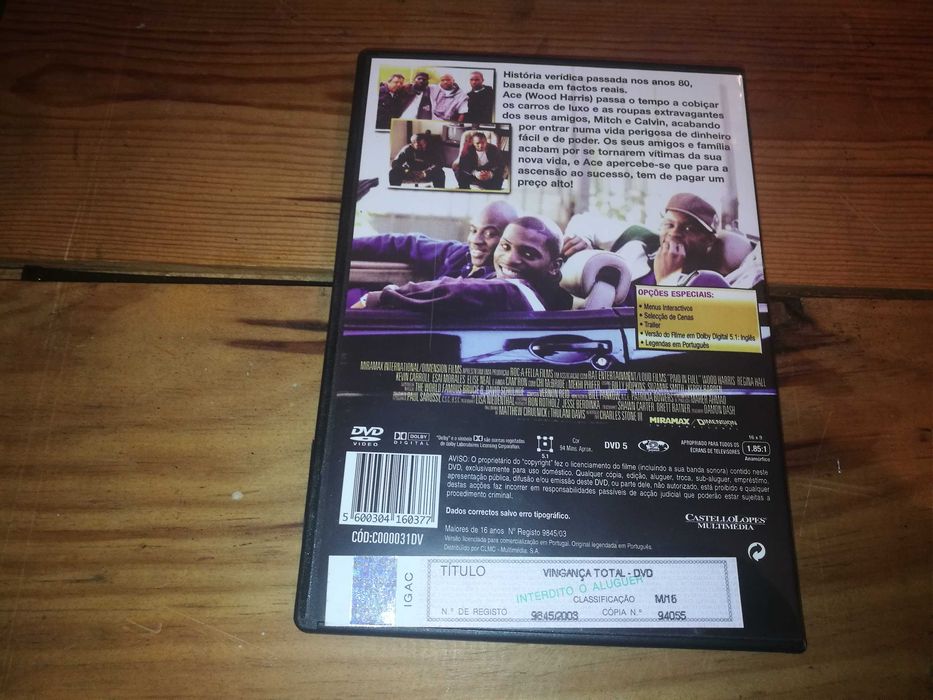 VINGANÇA TOTAL	DVD (legendagem em Português)