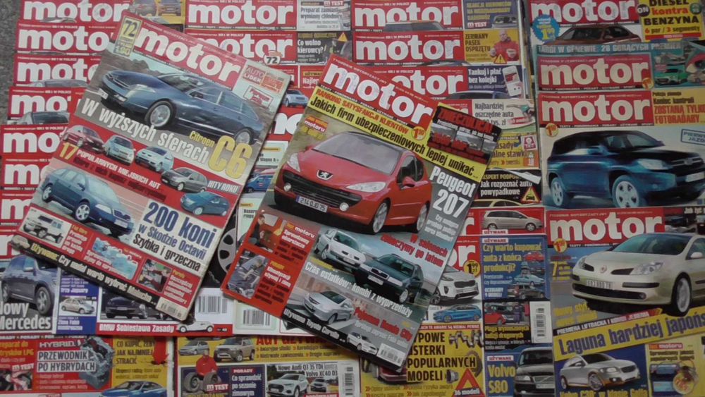 zbiór,kolekcja,motor-685szt- tygodnik czasopismo