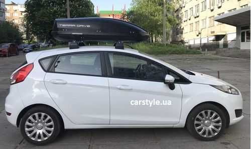 Автобокс Terra Drive 440л сірий чорний 175*85*44 см БВ вживаний