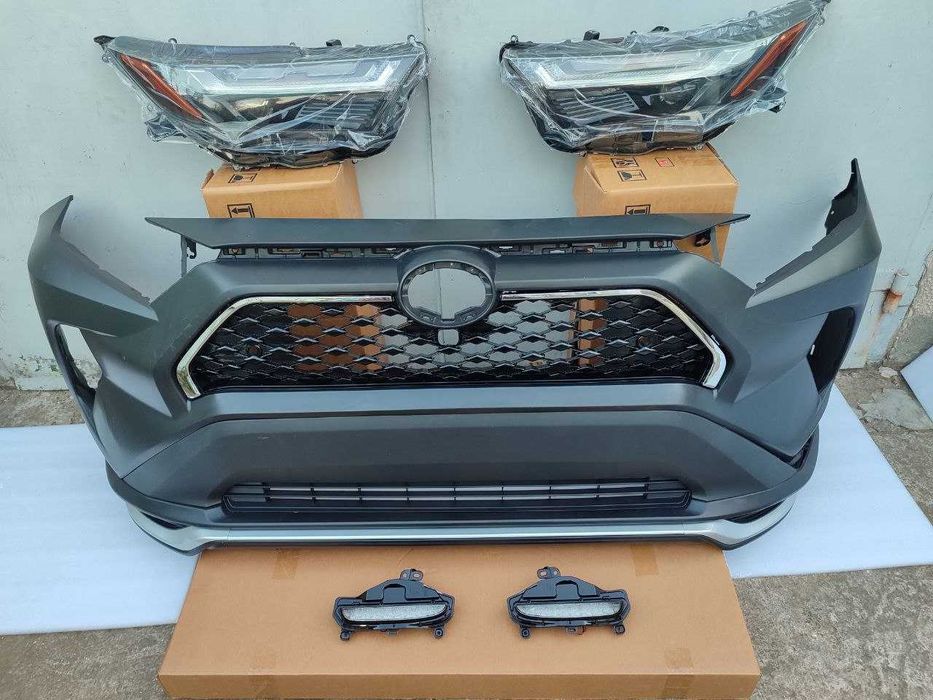 Бампер Toyota Rav 4 Prime 2022 2023 2024 USA Бампер Тойота Рав4 Прайм