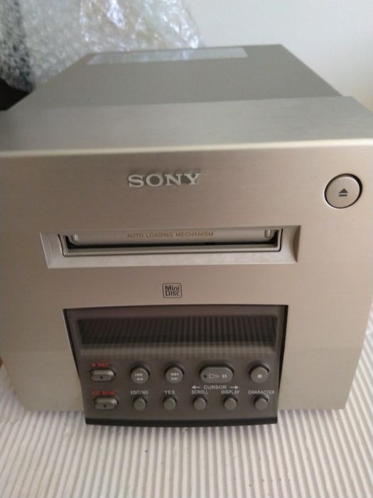 Aparelhagem de som sony mini disc
