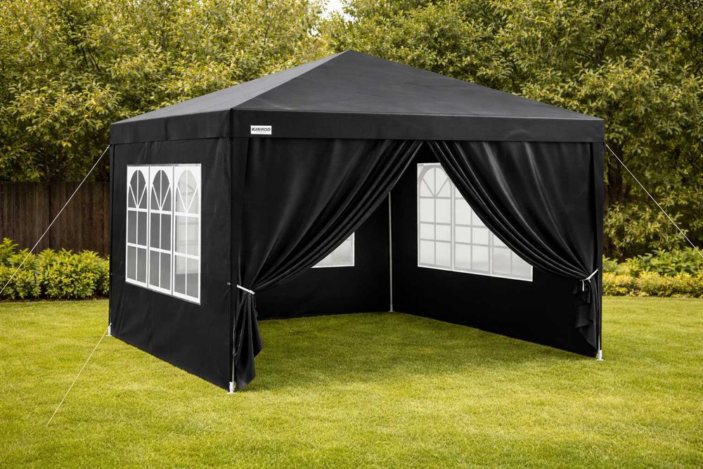 Promocja! Nowy Namiot Ogrodowy Pawilon Ogrodowy 3x3m + 4 ścianki altana 235d