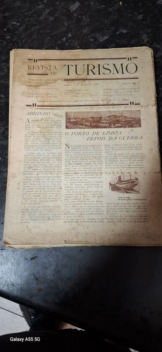 Resma de revistas de turismo 1916 a 1920