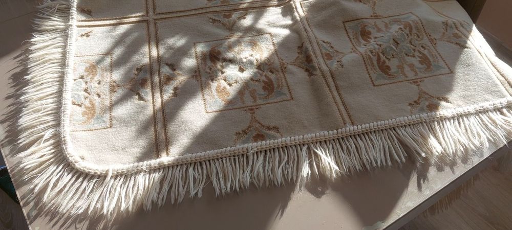 Narzuta wełna dywan