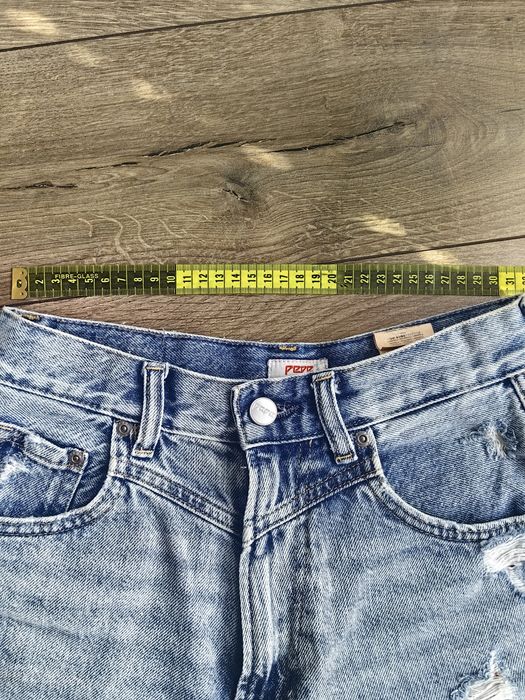 Damskie spodenki jeansowe, wysoki stan, Pepe Jeans
