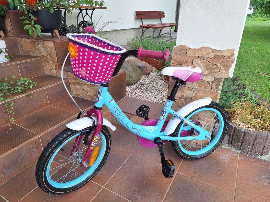 Rower dziecięcy KELLYS 16" dla dziewczynki