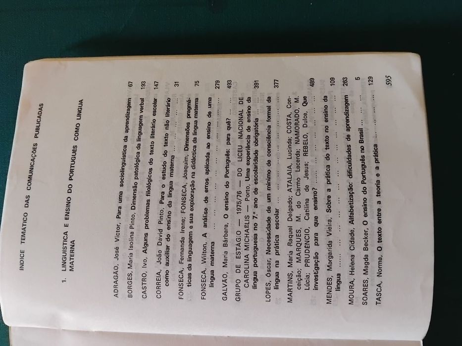 1º Encontro Nacional Para a Investigação e Ensino do Português