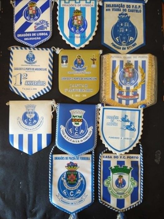 Galhardetes de Várias Casas do FC Porto.
