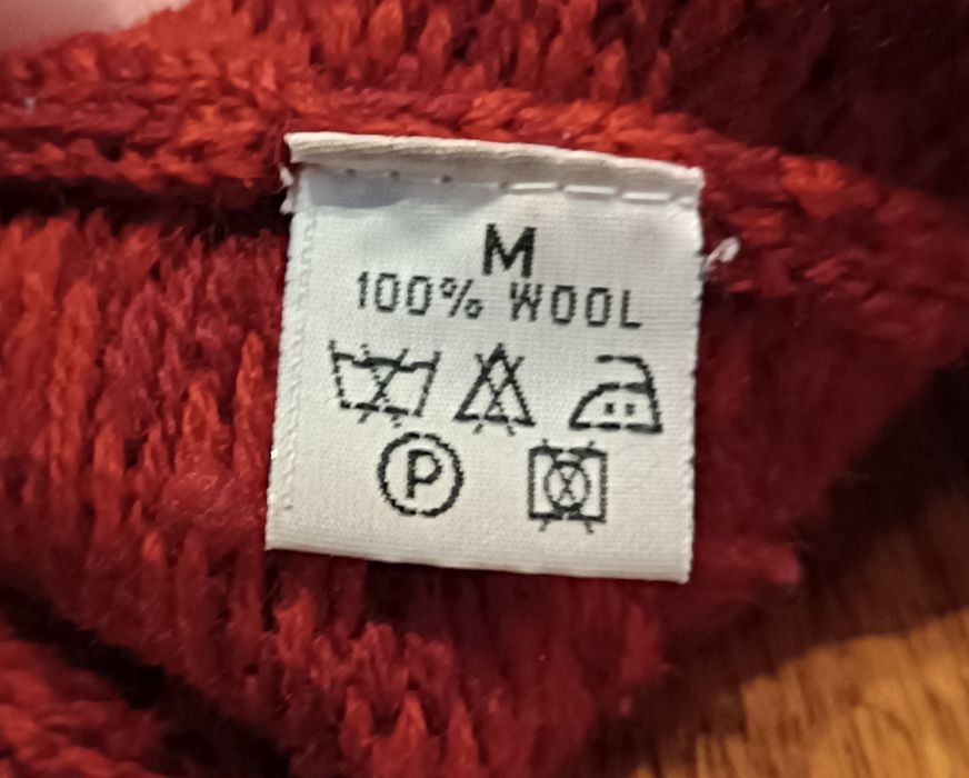 Sweter Kardigan Wełniany Tyrolski 1970 Vintage
