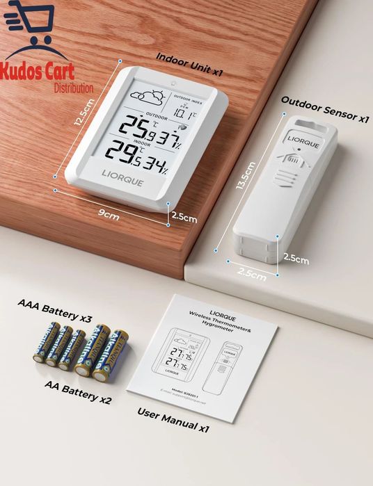 Метеостанции LIORQUE с наружным датчиком