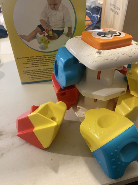 Brinquedo chicco - Blocos coloridos 2 em 1