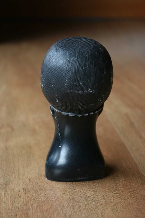 Arte africana – Escultura/busto em pedra-sabão - África do Sul