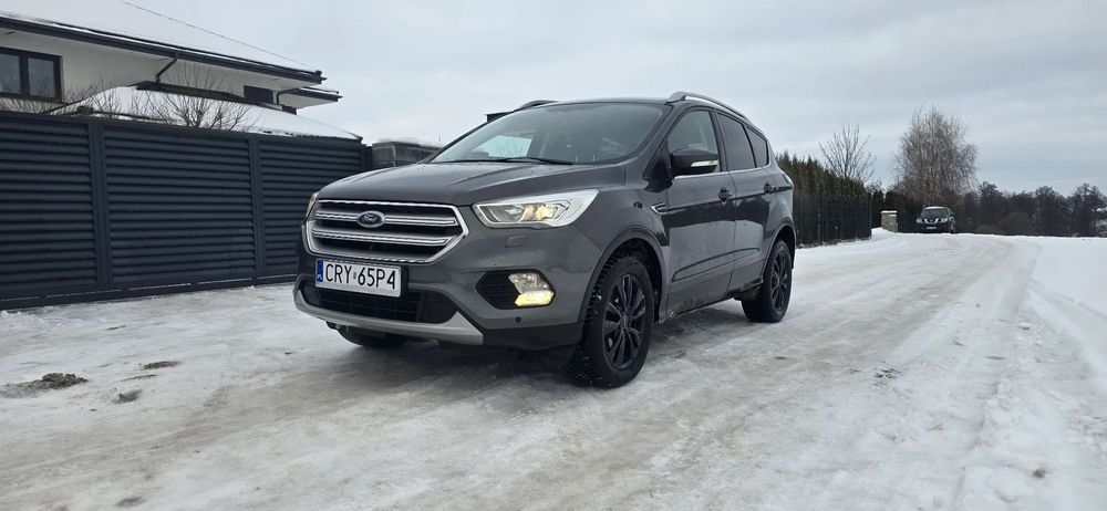 Ford Kuga 100% Bezwypadkowa Benzyna Duża Nawigacja Ledy 150KM z Niemiec LIFT