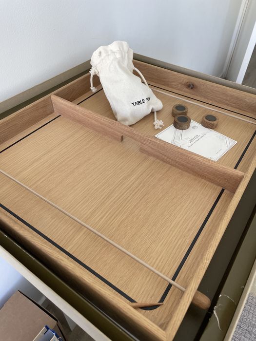 Zara Home jogo table puck em madeira