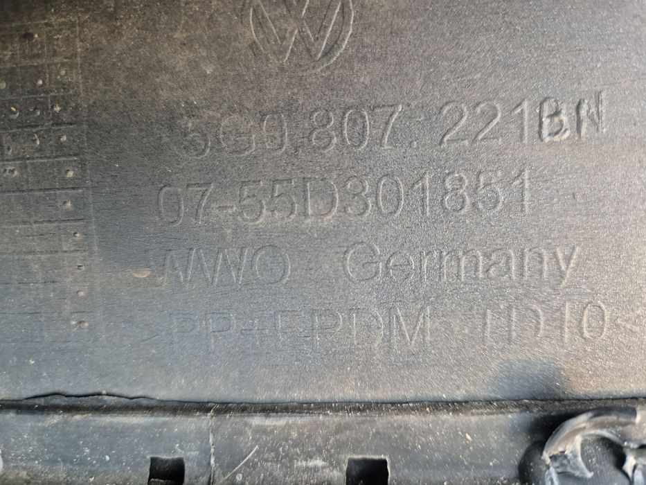 Golf 7 VII 5G 5G0 zderzak przedni przod orginal ładny spryski 4xpdc