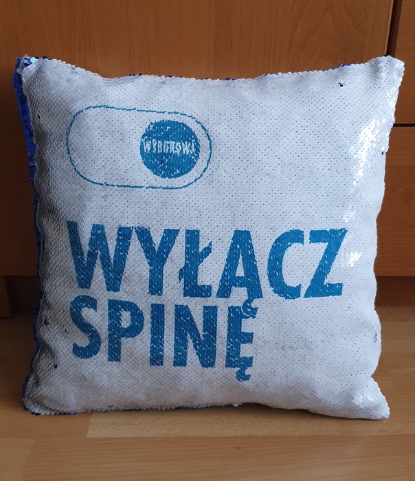 PODUSZKA ozdobna błyszcząca