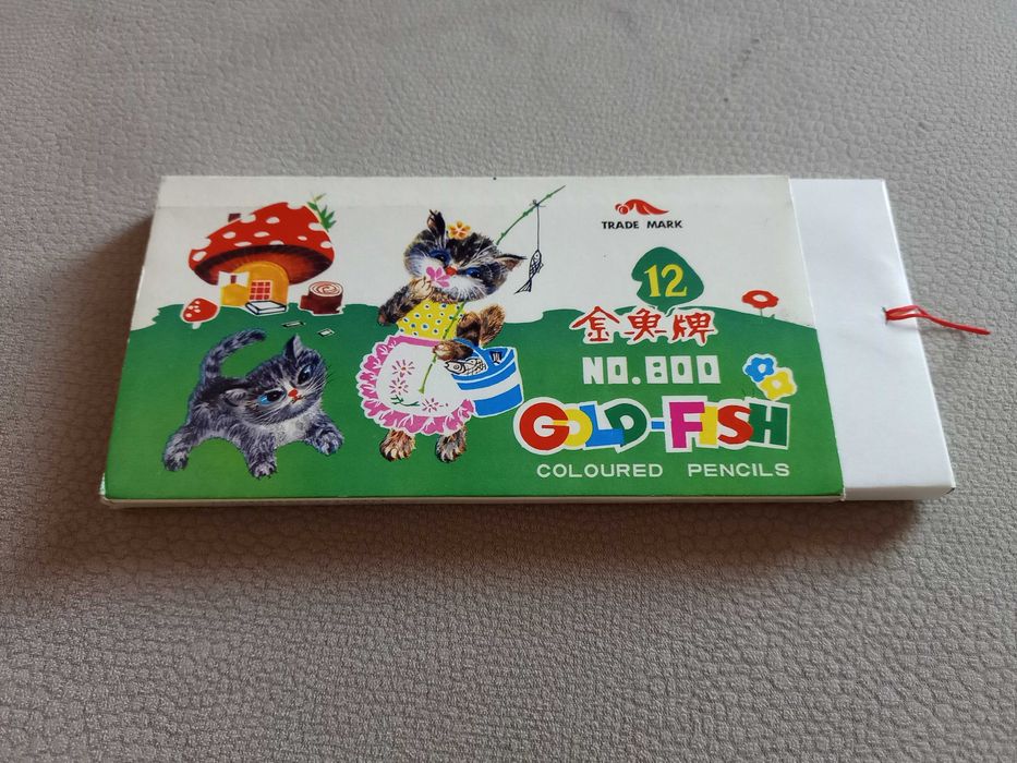 Kredki ołówkowe CHIŃSKIE z PRL - Nowe