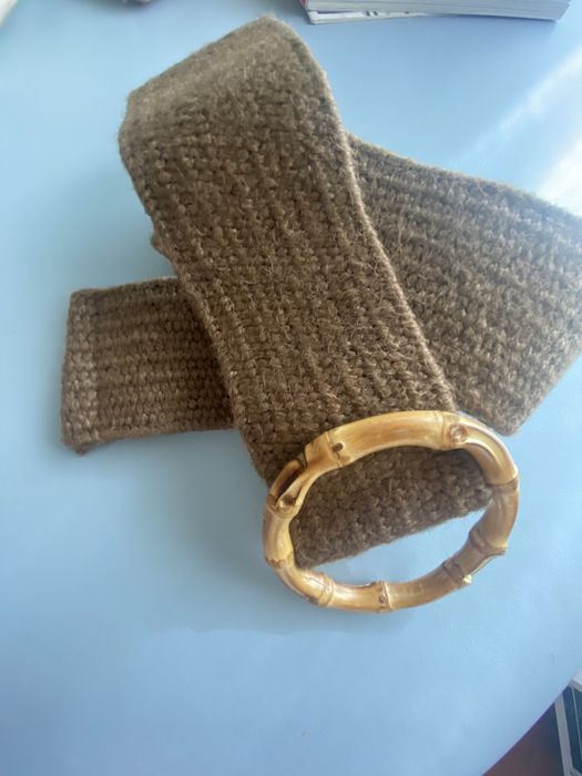 Cinto de ráfia largo - ZARA