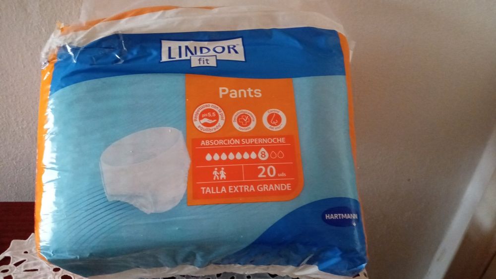Продам нові нерозпоковані підгузки (памперси) для дорослих Lindor, 20