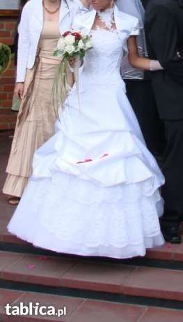 Suknia Ślubna FARAGE PARIS rozm 34-36 + dodatki + gratisy