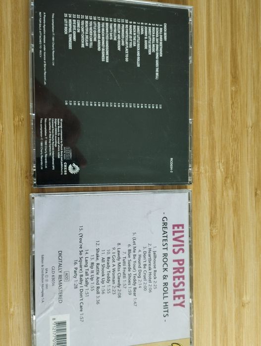 Elvis e Chuck Berry CDs
