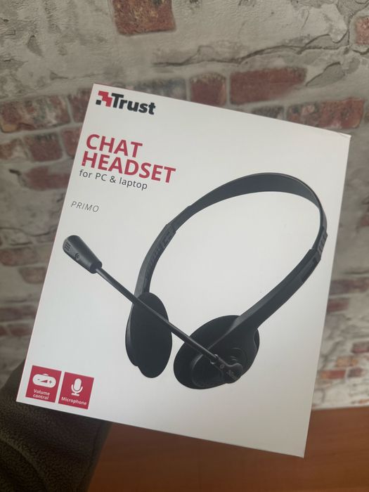 Наушники Trust Primo Chat black