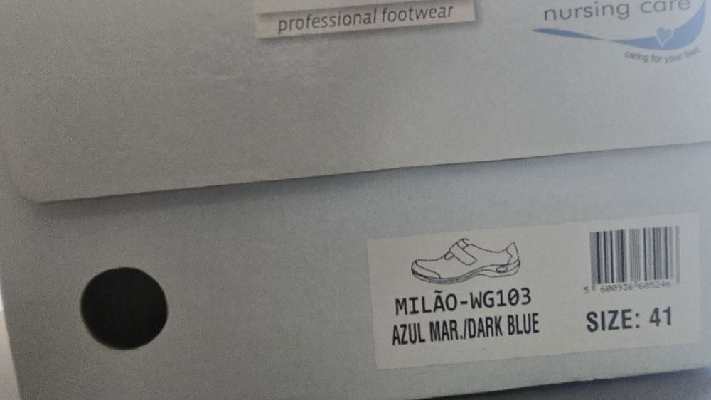 Sapatos de médico ou enfermeiro