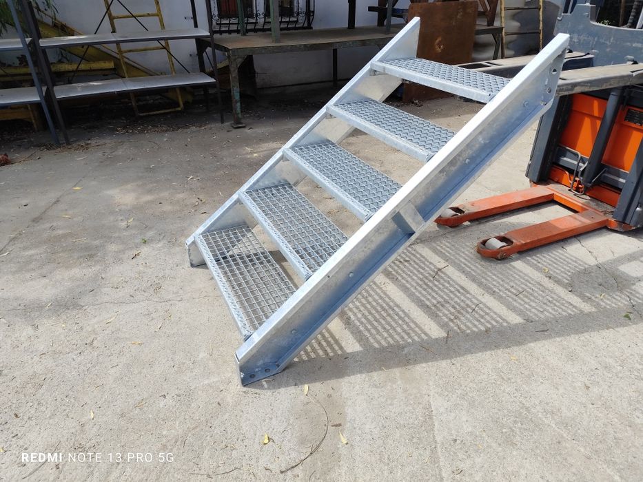 Schody krata wema wejście na 112cm loft 5 stopni