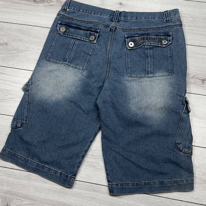 Шорти Vintage No Fear Cargo джинсы вінтаж карго но фир рэп baggy шорты