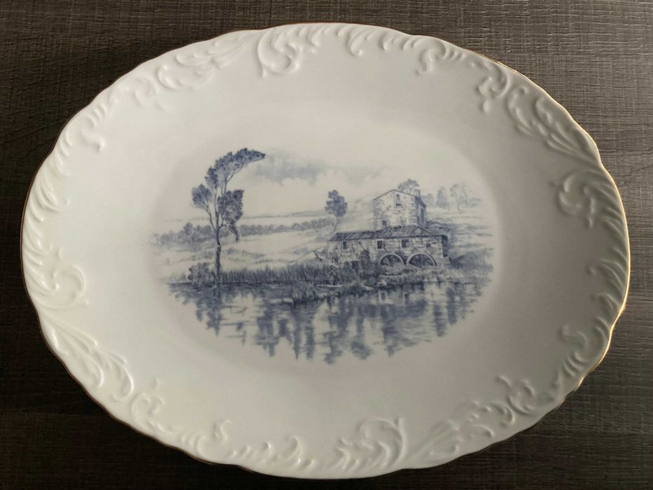 Travessa grande serviço vintage Spal