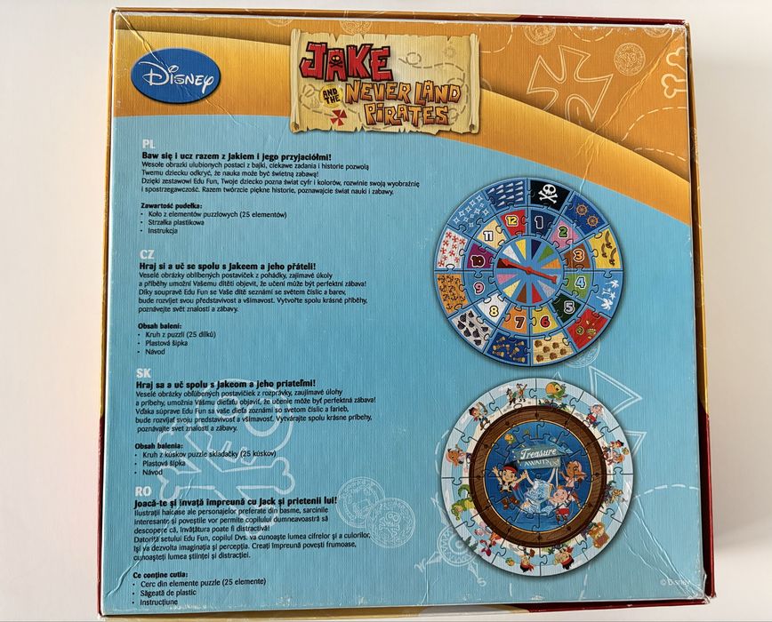 Gra planszowa puzzle pirat Jake Trefl Edu Fun