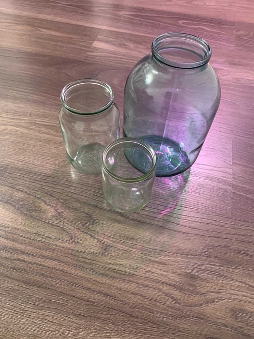 Банки скляні для консервування та зберігання продуктів