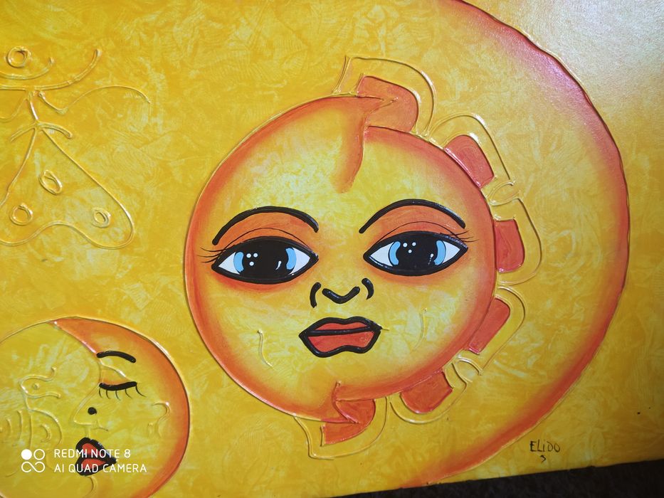 Tela pintada a mão