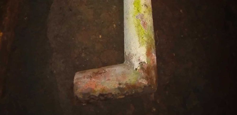 Kolano wylewka Rura stalowa fi 114mm 11,4cm rury element L gięty 1 szt