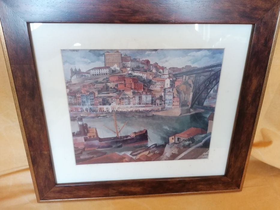 Quadro imagem de zona do Porto