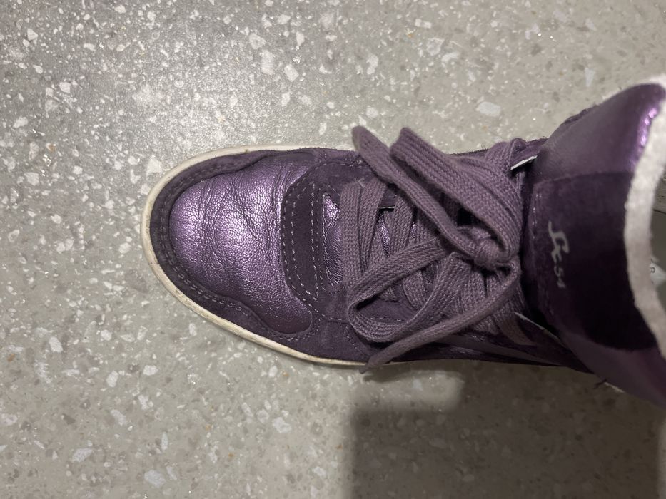 Buty dziewczęce rozmiar 38 fioletowe