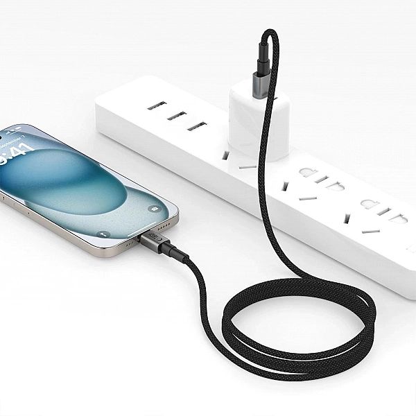 Kabel Tech-Protect Ultraboost DNA USB-A / USB-C 15W/3A 300 cm - szary