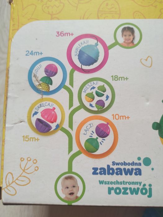 Kulko-klocki Lalaboom Trefl 10m-36m